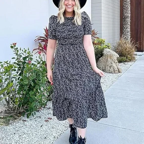 sachin and babi light blue dress Linen Maxi Dress Linen Casual Summer Dresses For Women UK Flowy V Neck  Short Sleeve 2025 Maxi Dress Solid Color Pullover Beach Vacation Clothes Dresses  Ladies Trendy A Loose Fit Casual Linen main image 1